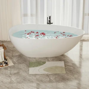Resenkos Freestanding Soaking Bathtub