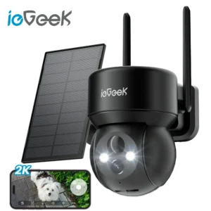 ieGeek Wireless 2K Solar Security Camera