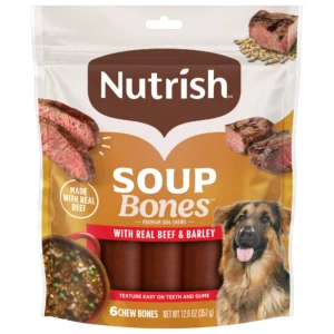 Nutrish Soup Bones Premium Dog Chews – 6 Chews