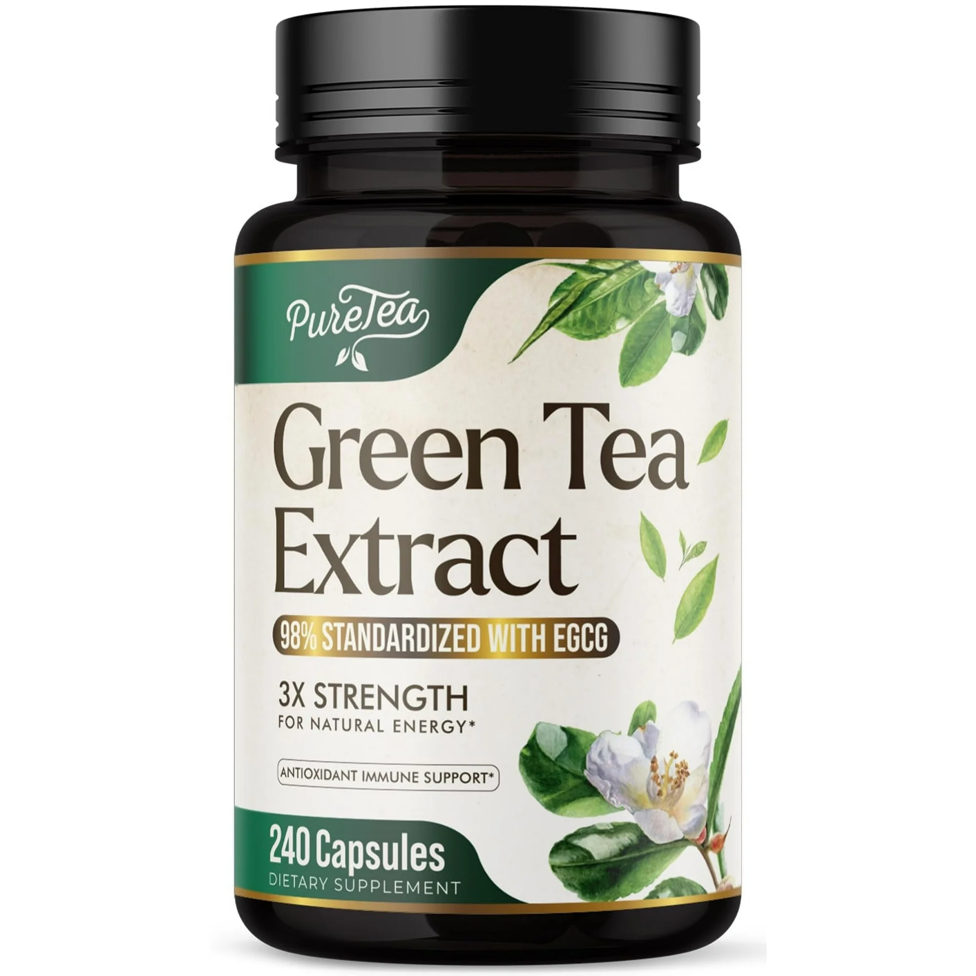 Green Tea Extract Capsules 1000 mg – 240 Count