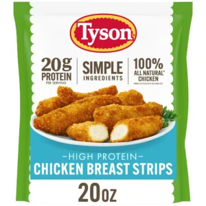 Tyson Simple Ingredient Fully Cooked Chicken Breast Strips – 20 oz