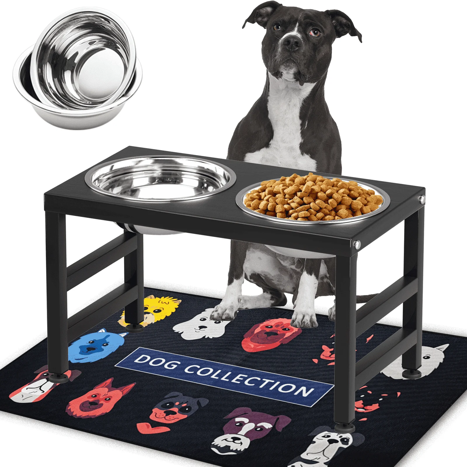 SHAINFUN Elevated Dog Bowl Stand
