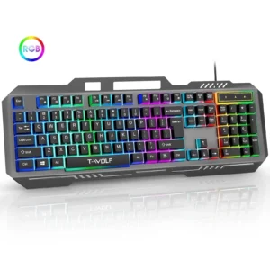 Muzpu RGB Mechanical Gaming Keyboard – Wired & Waterproof